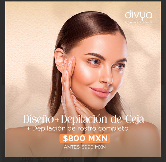 Depilación de Rostro Completo + Diseño y Depilación de Ceja