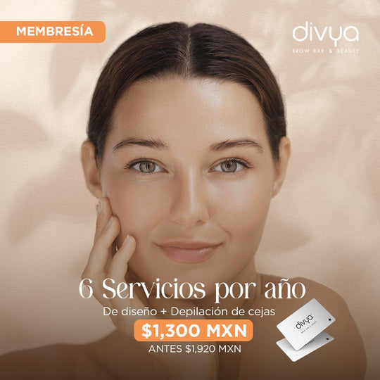 Membresía de Diseño y Depilación De Ceja Con Hilo (6 sesiones)