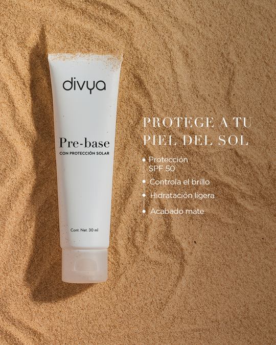 Prebase con protección solar