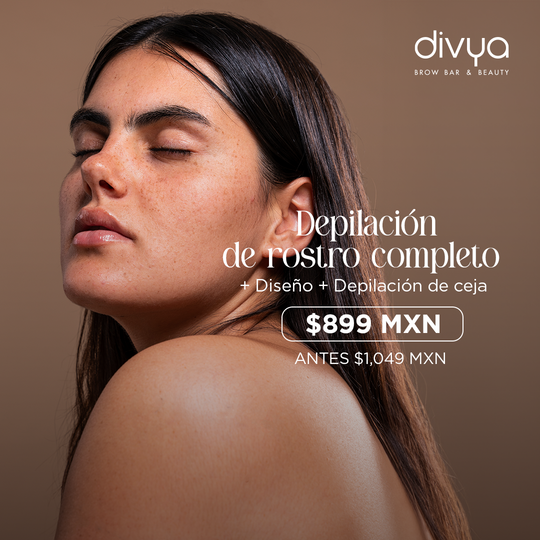 Depilación de Rostro Completo + Diseño y Depilación de Ceja