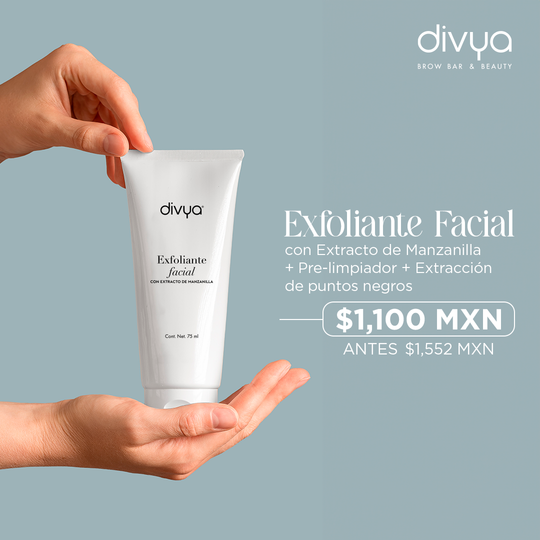 Facial Extracción Puntos Negros +Exfoliante Facial con extracto de manzanilla + Pre-limpiador
