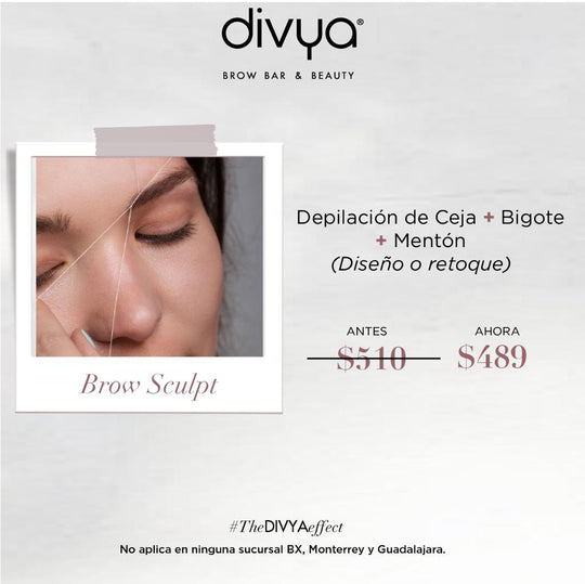 Depilación de Ceja + Bigote + Mentón