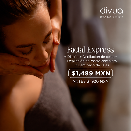 Depilación con hilo Rostro Completo + Diseño + Depilación de ceja + Facial Express + Laminado