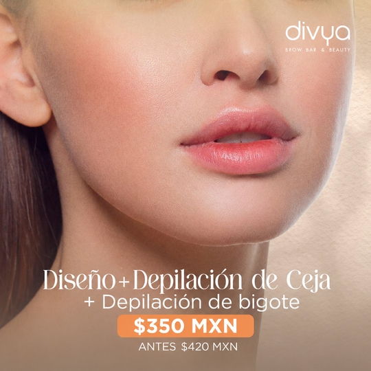 Diseño + Depilación de Ceja + Depilación de Bigote