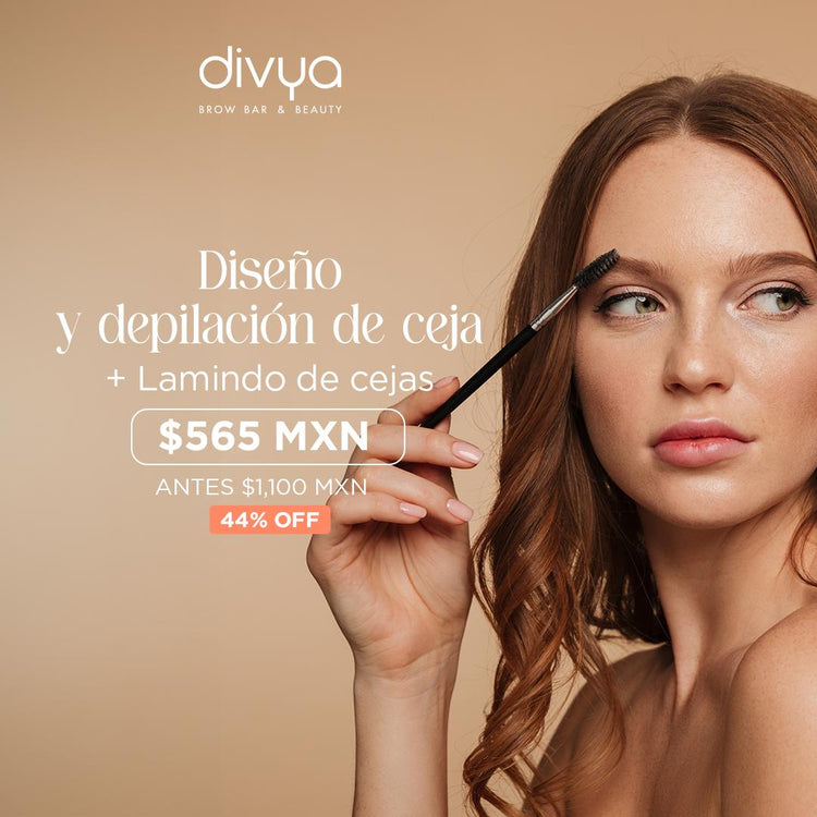 Diseño y Depilación con hilo de Ceja + Laminado