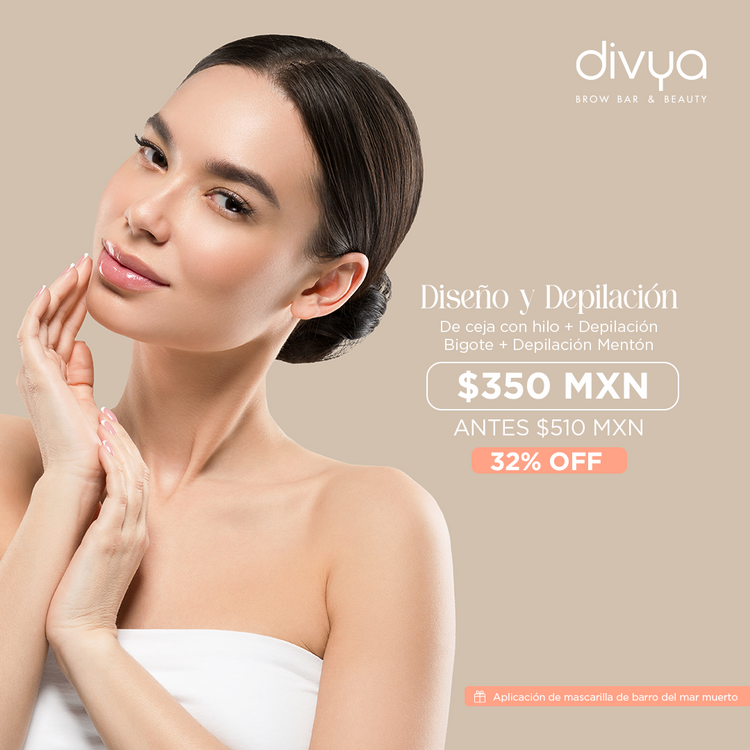 Depilación Ceja + Bigote + Mentón