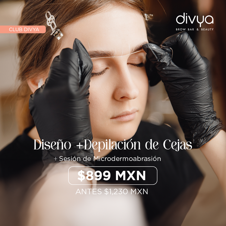 Diseño + Depilación de Ceja + Sesión de Microdermoabrasión