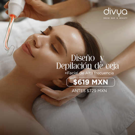 Facial Alta Frecuencia + Diseño + Depilación de Ceja con Hilo