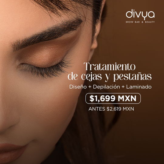 Tratamiento para cejas y pestañas + Diseño + Depilación de Ceja + Laminado