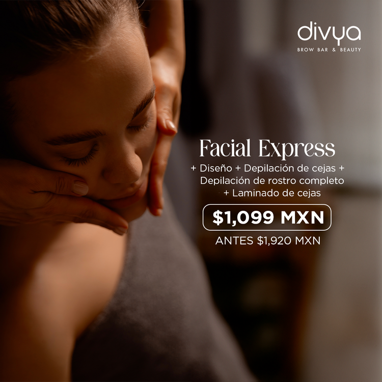 Depilación con hilo Rostro Completo + Diseño + Depilación de ceja + Facial Express + Laminado