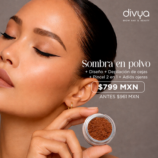 Sombra en Gel + Pincel 2 - 1 + Adiós Ojeras +  Diseño + Depilación de cejas