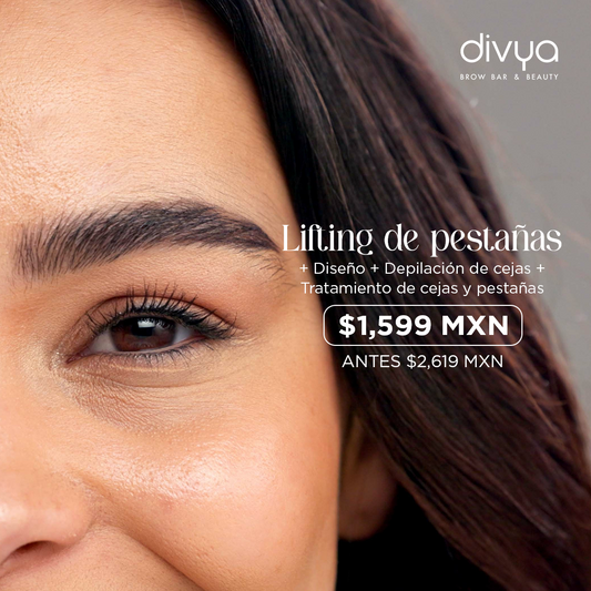 Tratamiento para cejas y pestañas + Diseño + Depilación de Ceja + Lifting