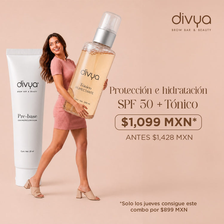 Protección e Hidratación: Prebase SPF 50 + Tónico Humectante