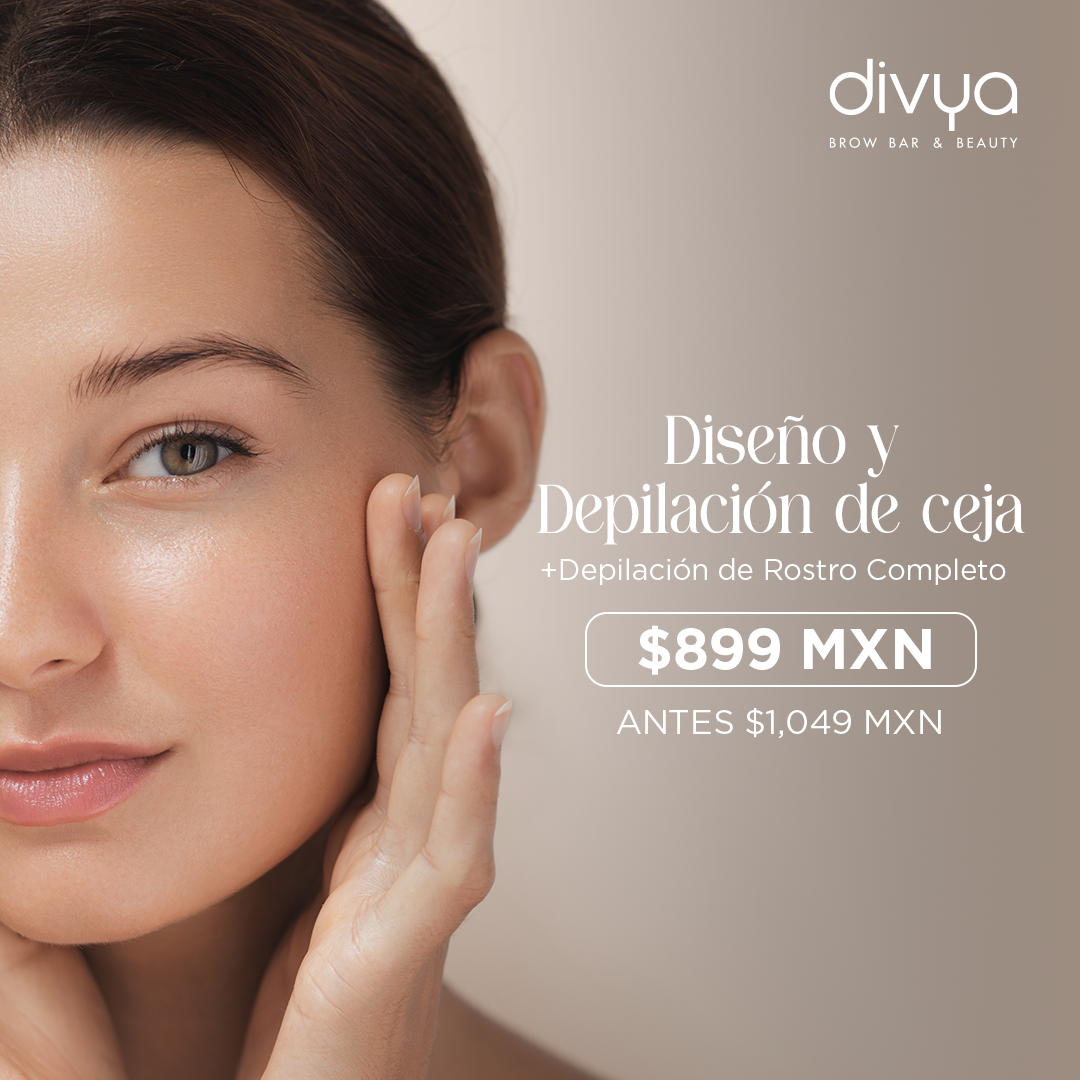 Depilación de Rostro Completo + Diseño y Depilación de Ceja