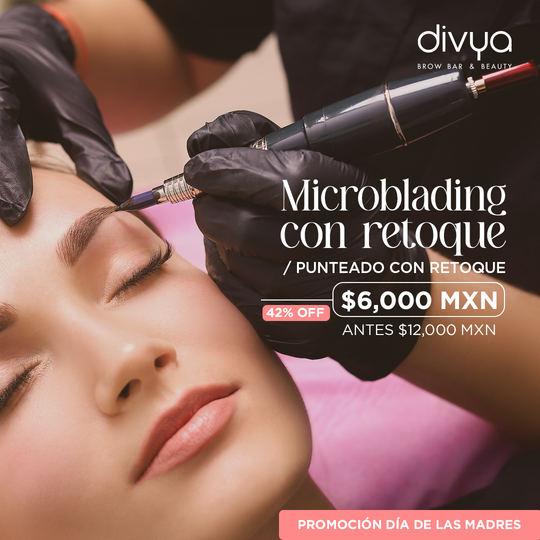 Microblading con Retoque + Punteado de Pestañas con Retoque